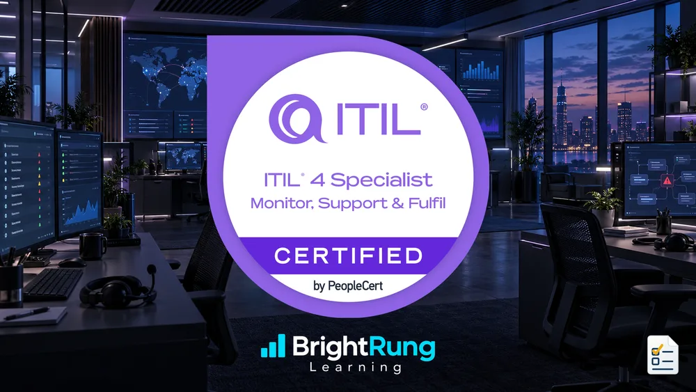 ITIL 4 MSF: Monitor, Support and Fulfil Practice Tests