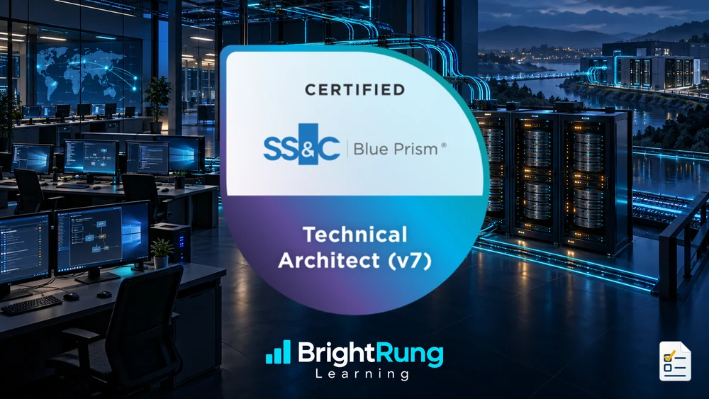 Blue Prism Technical Architect v7: Deployment Practice Tests